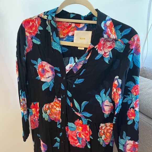 Maeve Tops - Anthropologie/Maeve floral blouse